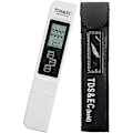 Miniatyrbilde 1 av 5: 3-i-1 multifunksjonell TDS-måler: Digital TDS-måler, EC og temperaturmonitor med stor LCD-skjerm for drikkevann og hydroponics