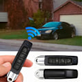 Miniatyrbillede 6 af 8: Trådløs fjernbetjening nøgle fob 4 knapper 433MHz kopi fjernbetjening til elektrisk port garageport sort