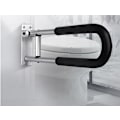 Miniatyrbillede 3 af 4: Løftbar Toilet Støttebøjle, Handicap Toilet Støttebøjle, 60cm Anti-Slip Badeværelse Brusebad Støttebøjle Til Personer, Skadede Eller Postoperative