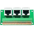 Miniatyrbild 2 av 5: RJ45 Hona Kopplingsplint, Lödfri RJ45 till 8-Pin Fjäderterminal