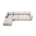 Miniatyrbillede 1 af 5: 1/12 Dukkehus Sofa Scene DIY Tilbehørsdekoration til 6\" Actionfigur