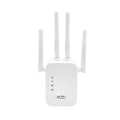 Miniatyrbild 1 av 5: Dubbelbands Trådlös Repeater: Förstärk WiFi-signalen, 2800 kvm Täckning, 35 Enheter, Gigabit Ethernet-port (2 st)