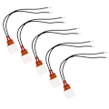Miniatyrbillede 8 af 8: 5 stk PTC varmeplade keramisk termostatisk aluminium PTC varmeelement 70℃ sort kabel 12V