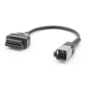 Miniatyrbillede 4 af 5: 6PIN til 16PIN Diagnostisk OBD2 Kabel Adapter, OBDII Scanner Erstatning kompatibel med CAN AM ATV UTV Motorcykel Cykel Værktøj