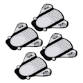 Miniatyrbillede 3 af 6: Nail Art Tips Extension Form Guide - 100 stk UV Gel Sticker Manicure Tools