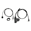Miniatyrbild 3 av 8: U94+Finger Mikrofon PTT Plug and Play U94 PTT Adapter för 2,5 mm Walkie Talkies Svart