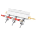 Miniatyrbillede 3 af 8: 3-vejs CO2-gasdistributionsmanifold øldispenser-tøndedispenser