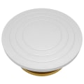 Miniatyrbillede 2 af 8: PVC-profil keramisk maskine keramikhjul Roterende bord Drejeskive lermodelleringsskulptur (30 cm)