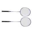 Miniatyrbilde 8 av 8: 2 stk badmintonracket i ferroalloy med sklisikker håndtak - lilla badmintonracketsett for nybegynnere og profesjonelle studenter