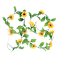 Miniatyrbillede 7 af 8: 3 Stk Solsikke String Lights 7.8ft 20 LED batteri drevet Fairy Lights Bryllup Baggrund Blomster rattan dekoration