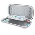Miniatyrbilde 7 av 8: Mini Thicken Protection Storage Bag Polyester Cloth Game Host Accessory for Switch LitePink