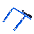 Miniatyrbillede 2 af 8: Cykelsæde Pinde Flaskeholder Konverter Cykelsadel Ryg Dobbelt Vandflaskeholder Adapter Blå