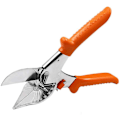 Miniatyrbillede 1 af 5: Justerbar flervinklet geringssaks til Pe-plastik-, kork- og PVC-skæring (orange)