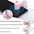 Miniatyrbillede 2 af 5: 2024 Ny Auto Clicker til Smartphone, Justerbar Hastighed Fysisk Clicker hvid