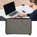 Miniatyrbild 5 av 5: Projektorväska 13,6x7,9x4 tum kraftig nylon bärbar case med robust handtag för resegrå