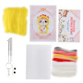 Miniatyrbilde 4 av 8: Nålefilting ull kjemisk fiber plysj dukke making DIY materiale nål håndlaget håndverk(200# Kylling )