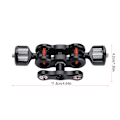 Pikkukuva 4 / 6: Dual Ball Head Hot Shoe -kiinnityssovitin – monikäyttöinen kameran lisävaruste