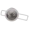 Miniatyrbillede 5 af 7: Rustfrit stål mesh te infuser metal kop si Foldeligt filter med låg