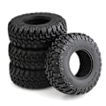 Pikkukuva 3 / 5: 4 KPL 105MM 1.9 Kumirenkaat Pyöränrenkaat 1/10 RC Crawler -autoihin