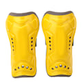 Pikkukuva 1 / 8: 1 Pari Jalkapallo Shin Guards Lapsille Jalkapalloharjoittelu Suojauspehmusteet Soljen kanssa (keltainen)
