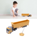 Pikkukuva 5 / 5: RC Engineering Truck 1:48 Scale Langaton kaukosäädin High Simulation Irrotettava Suuri Joustavuus RC Kippitavara 3+