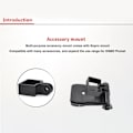 Miniatyrbillede 5 af 8: Roterende Rygsæk Clip Kompatibel med DJI OSMO Pocket 2 Bærbar Action Kamera Stabilisator