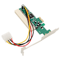Miniatyrbillede 4 af 8: PCI Express til PCI-adapterkort 2,5 Gbps Dataoverførsel 4-benet strømforbindelse Plug and Play PCI Express-udvidelseskort