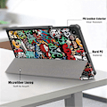 Miniatyrbild 5 av 5: Fodral för Samsung Galaxy Tab A7 Lite 8.7 Tum 2021 (SM-T220/T225) Ultratunt Skyddande Fodral Tablet A7 Lite 8.7\" SMT220 Smart Folio Fodral, Graffi