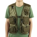 Miniatyrbillede 8 af 8: Fiskevest MultiPocket MultiMesh Vest Åndbar Justerbar Fiske Redningsvest(L )