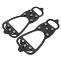 Miniatyrbilde 8 av 8: 1 par 8 tenner stegjern Anti Slip Ice Traction Cleats Sko grep for å gå på snø og isM