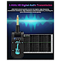 Pikkukuva 5 / 5: Uusi 2.4G kitaran langaton lähetin-vastaanotin audiolähetin-vastaanotin B
