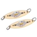 Miniatyrbild 4 av 8: 2st Fiske LED Lure Ljus Ögonform Färgglad Blinkande Ljus Bait Underwater Lure Lampa