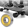 Miniatyrbillede 5 af 8: 8 stk skateboard scooter 608 kuglelejer miniature skate rullekuglelejer sæt (gul 9)