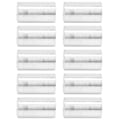 Miniatyrbilde 4 av 8: 10 stk runde avstandsstykker i aluminiumlegering med hunngevind, søyleforbindelsesavstandsstykke M4x0,7 mm, lengde 11 mm