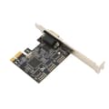 PCIe X1 RS232 seriell adapterkort Enkelport PCI Express till RS232-omvandlaradapter för Windows för Linux för DOS