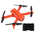 Pikkukuva 4 / 8: XT8 Mini-lennokki Ilmakuvaus RC FPV -lennokit 4K Kaksoiskamera Monivärinen Valo Lentokone Lelut Oranssi Kaksoisakku