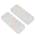 Pikkukuva 8 / 8: 2 kpl nail art eri muotoja Viehättävät manikyyrivinkit Set