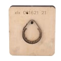 Miniatyrbild 3 av 8: Stansform för läder i form av passerkort, DIY-bearbetningsform, stansform för kartong