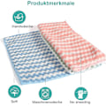 Miniatyrbillede 4 af 5: 3-pak Universal Mikrofiber Klude til Rengøring i Hjemmet, Stue, Bil, Vindue, Badeværelse, Køkken