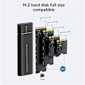 Miniatyrbillede 2 af 5: M.2 NVMe SATA SSD Kabinet Adapter Sort