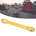 Miniatyrbillede 8 af 8: Mini Gas Lygte Forlængerrør Stang Udendørs Camping Lampe Kogeplade Konverter Guld