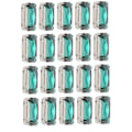 Pikkukuva 4 / 8: 20 kpl DIY Claw Diamonds Häämekko Retro muoti askartelulasivaatekoristeet 13 x 18 mm smaragdinvihreä suorakulmio lasikynsi timantti