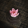 Miniatyrbillede 3 af 5: Lotus Tilbageflydende Røgelsebrænder Vindtæt Dekorativ Genstand til Hjemmet og Kontoret