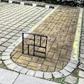 Miniatyrbilde 4 av 4: Hageform, plast Belegningssteinform Asymmetrisk Steinform Plate Murstein Sement Betong DIY Hagesti Terrasse (45x40x5cm)