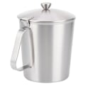 Miniatyrbilde 2 av 8: Kaffe Latte Kopp Tykk 304 Rustfritt Stål Målekopp Melkeskummende Mugge med Skala Deksel 700ml med Deksel
