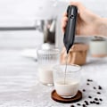 Miniatyrbilde 3 av 4: Elektrisk melkeskummer - Bærbar håndholdt minipisk for kaffe, latte og cappuccino