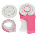 Miniatyrbilde 1 av 8: Embossing manuell skrivemaskine etikettfremstilling Embosser DIY kontorartikler rosa E‑303