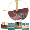 Miniatyrbillede 5 af 5: Læderhulværktøj med 6 bits 1.5 2 2.5 3 3.5 4mm Bæltehul Lædersyning Læderhulværktøj Automatisk hulværktøj til læder gummibælte