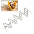 Miniatyrbillede 6 af 8: Rustfrit V-formet Taco-holder til majskolber, forårsruller, taco-stativ, pandekage-madstativ til hjemmet, 4-5 gitter, 6,3x22,5x4,5cm/2,5x8,9x1,8in