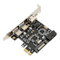 Miniatyrbillede 3 af 8: PCIe til USB3.0 udvidelseskort USB3.0 SATA 15pin Power High Speed ​​PCIe til RJ45 udvidelseskort til netværkscomputer